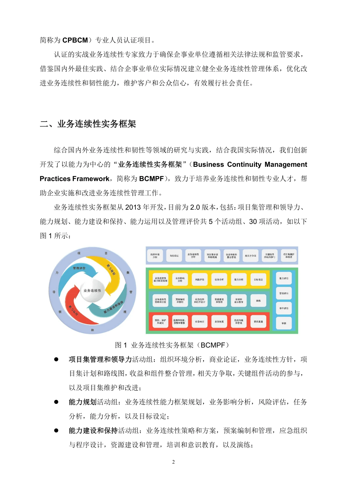 业务连续性实务框架(BCMPF)